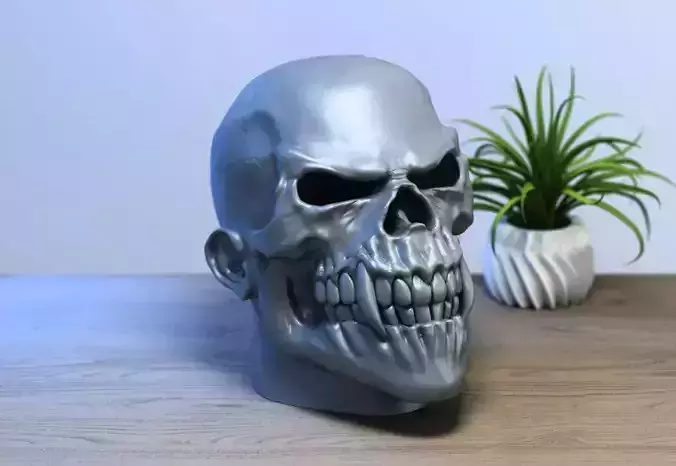 Gorilla Skull wild Headphone Stand