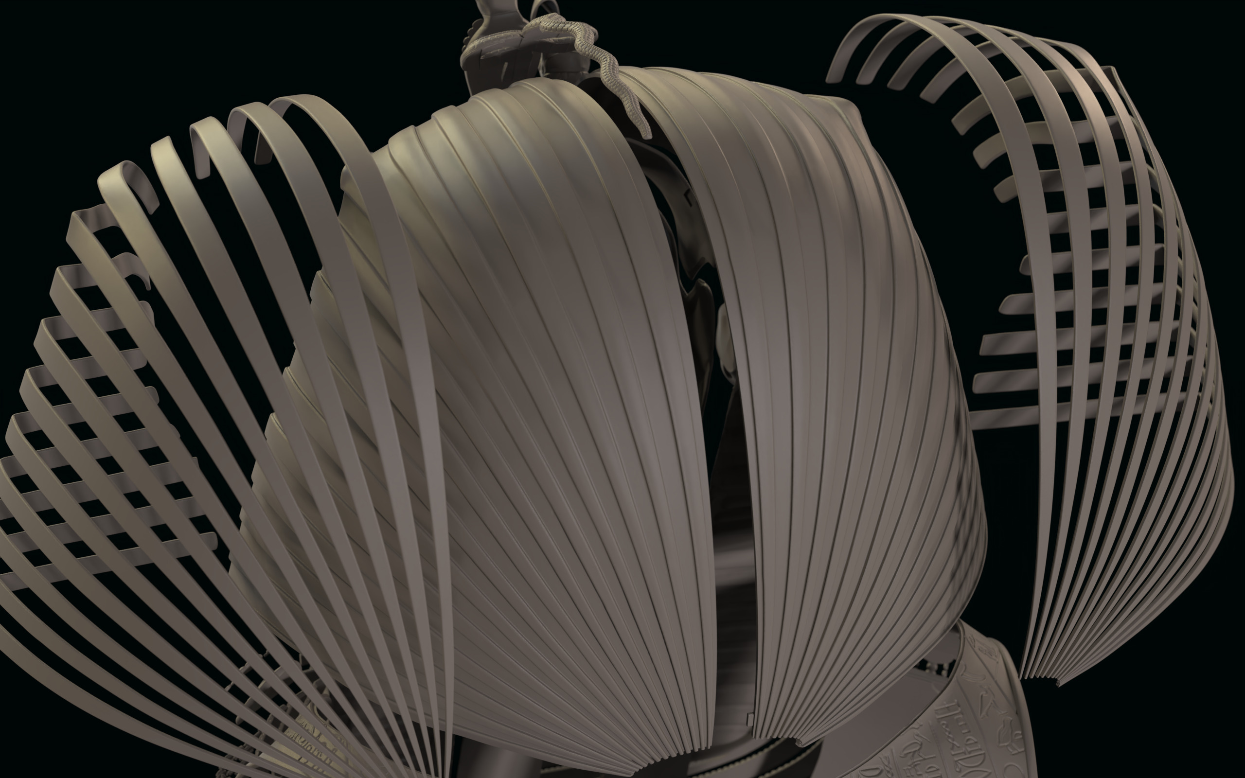 Tutankhamun Mask v5 3D print model_24