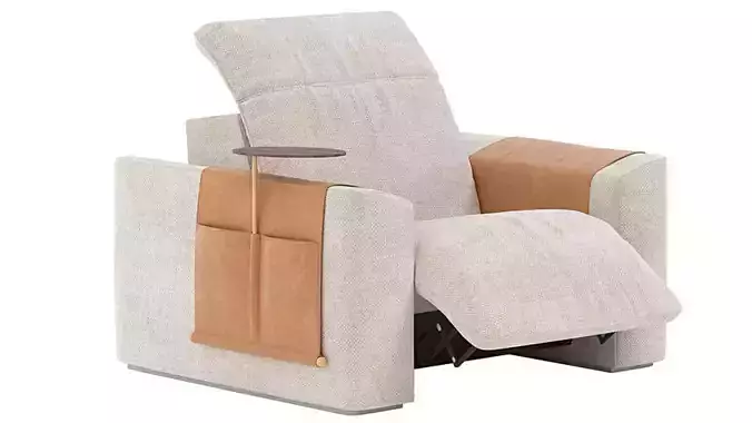 KUBRIK  Fabric armchair By Vismara Design 3D model