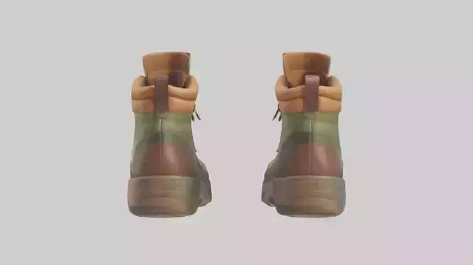 Cartoon Hiking Boots model