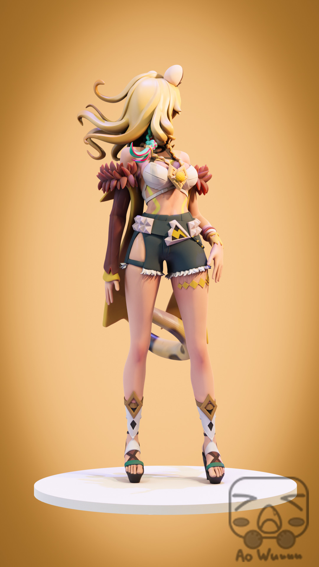 GENSHIN IMPACT XILONEN 3D print model_2