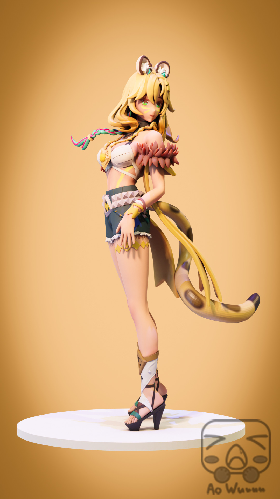 GENSHIN IMPACT XILONEN 3D print model_1