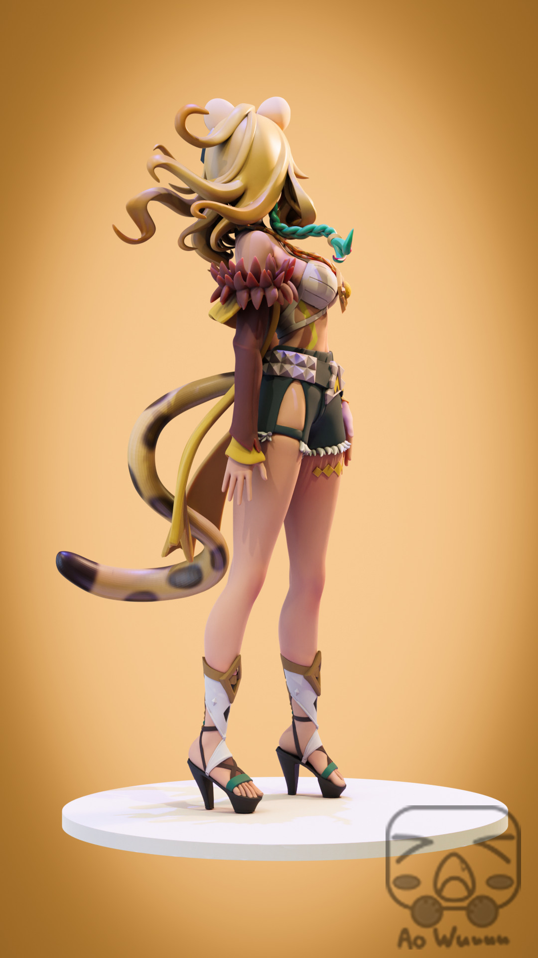 GENSHIN IMPACT XILONEN 3D print model_3