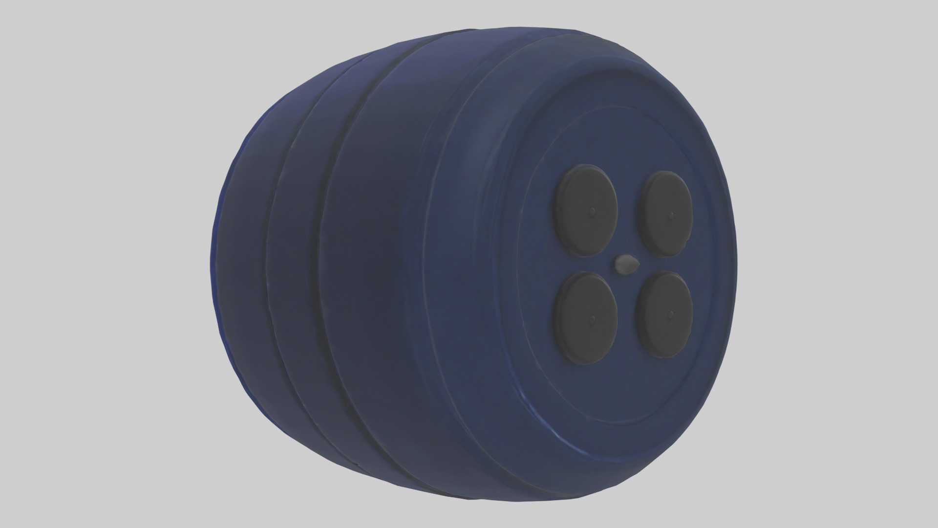 Cartoon Hockey Puck model 3D model_1
