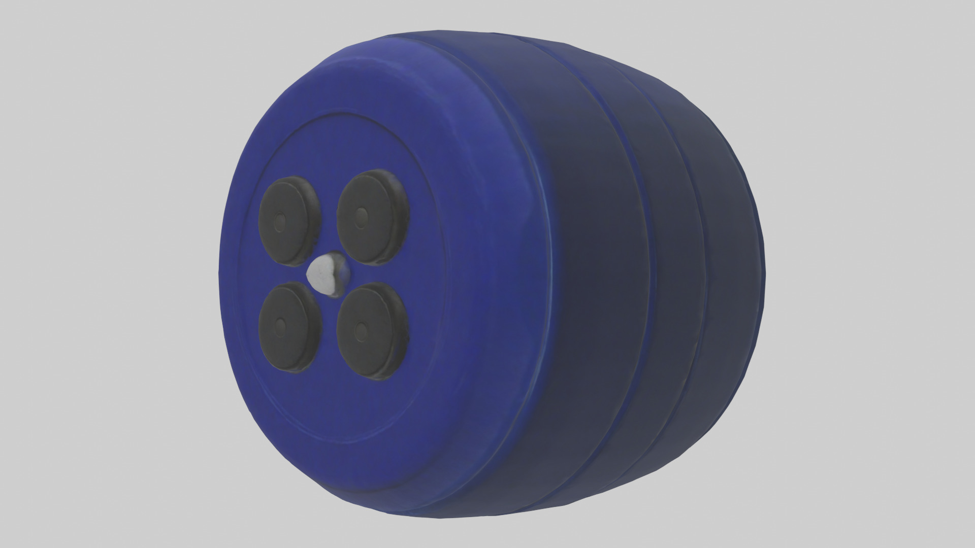 Cartoon Hockey Puck model 3D model_10