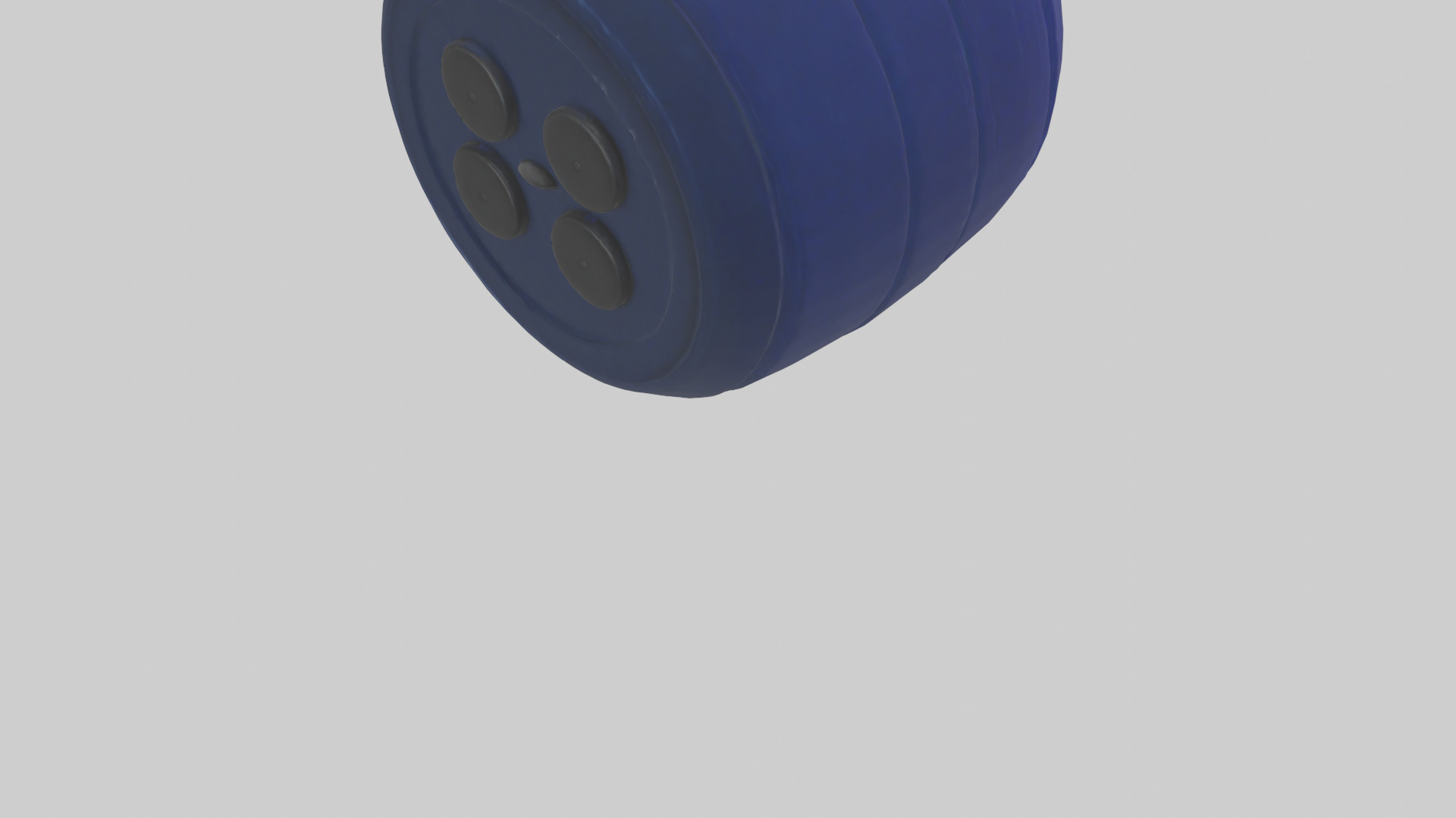 Cartoon Hockey Puck model 3D model_4