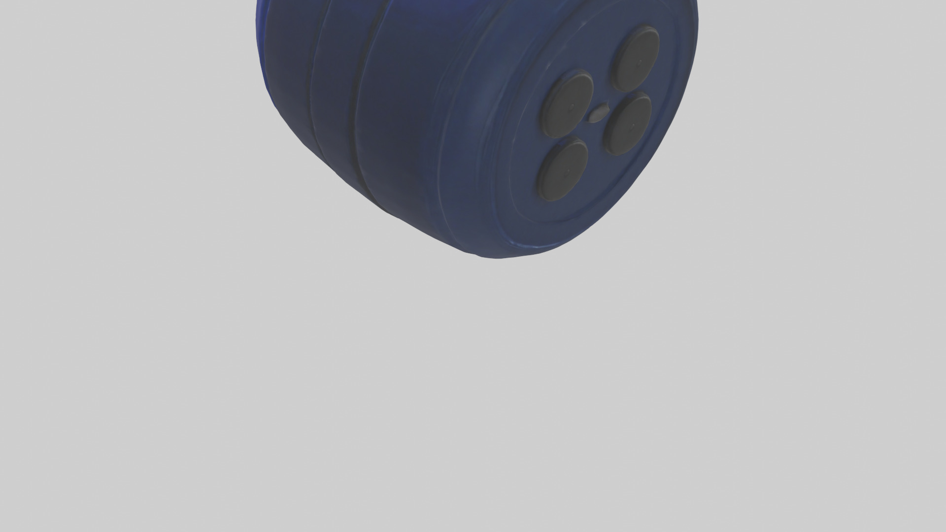 Cartoon Hockey Puck model 3D model_3