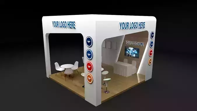 Minimalist Exhibition Booth Design