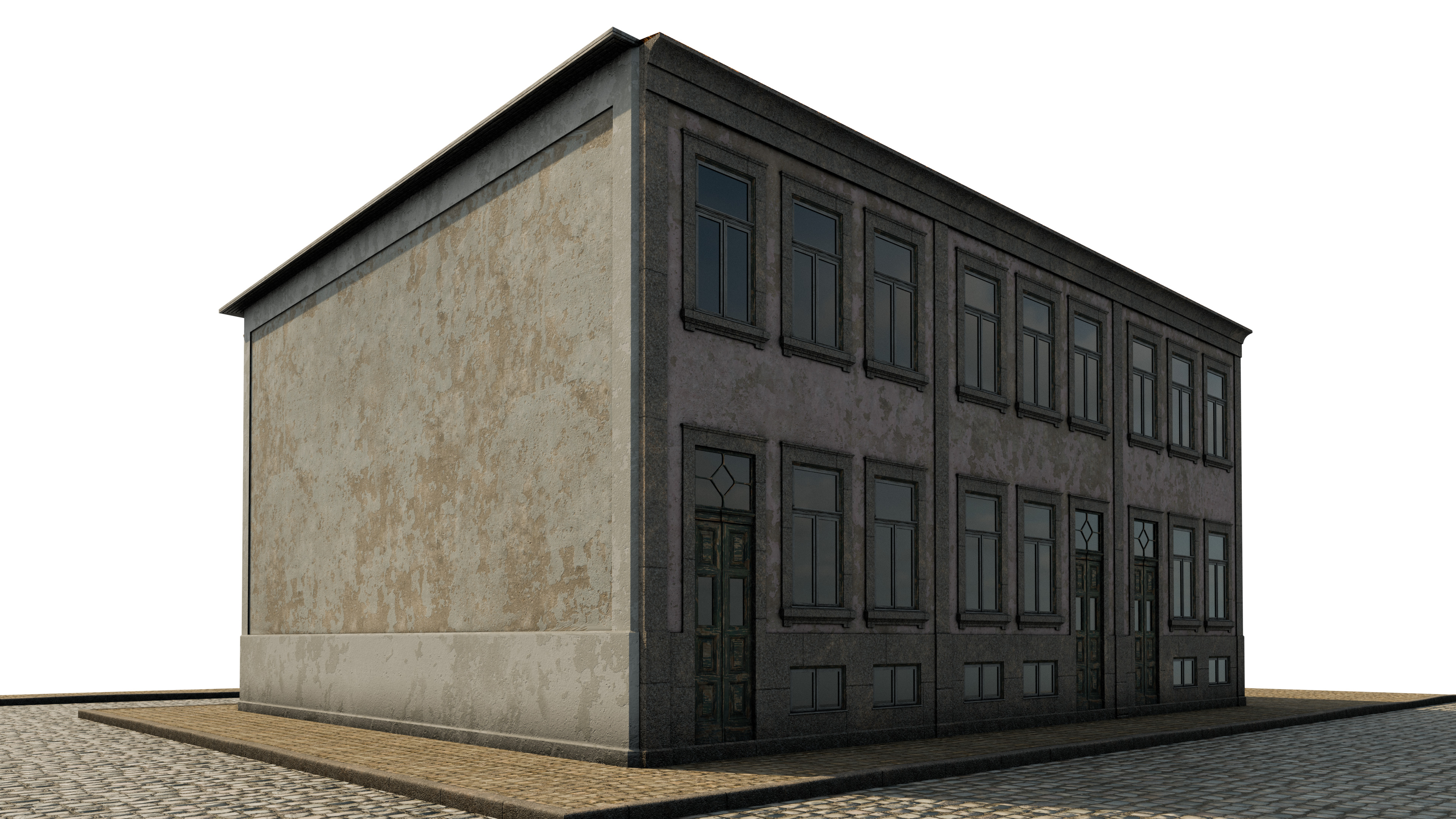 Old Townhouse I 3D model_3