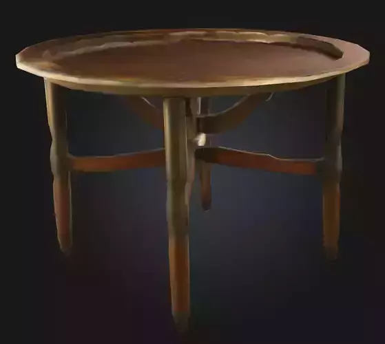 Intricate Brass Table