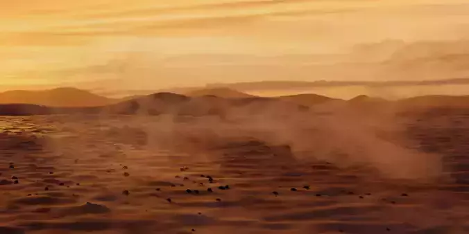 Animated Vdb Sand Dust - 1000 Frames - Fade In 3D model
