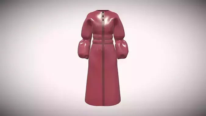 Ladies Bleisure Dress In Low Poly