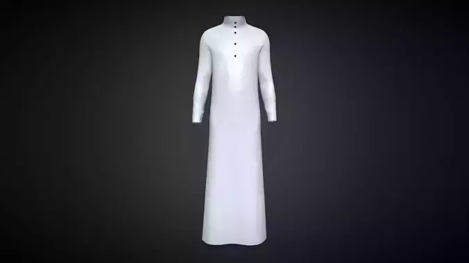 Mens Qamis In Low Poly