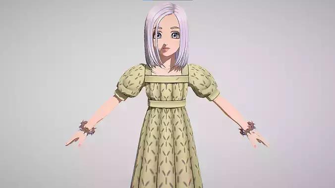 Illusia - Dragon Quest X Low-poly 3D model