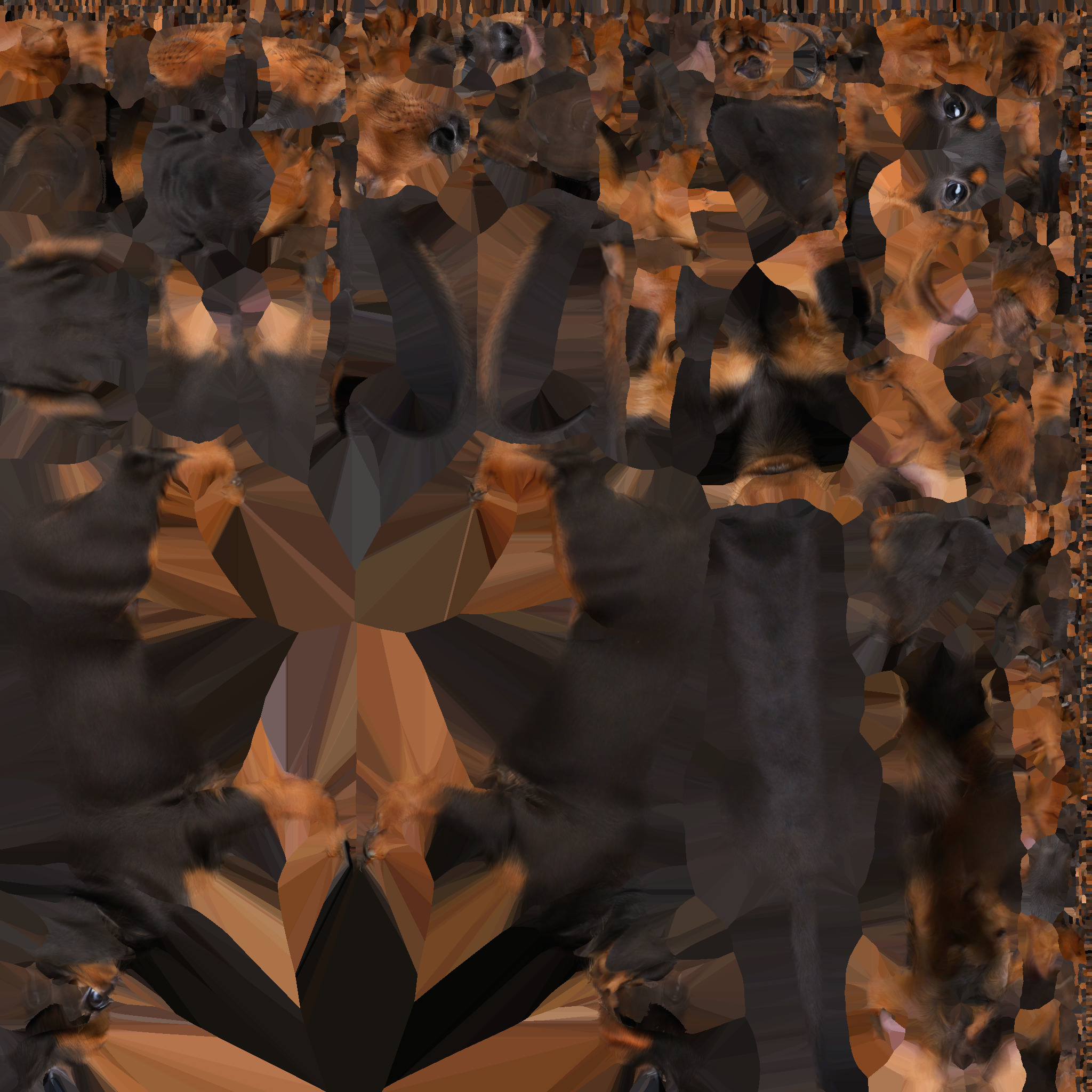 Cute 3D Dachshund Model Low Poly Game Ready Low-poly 3D model_33