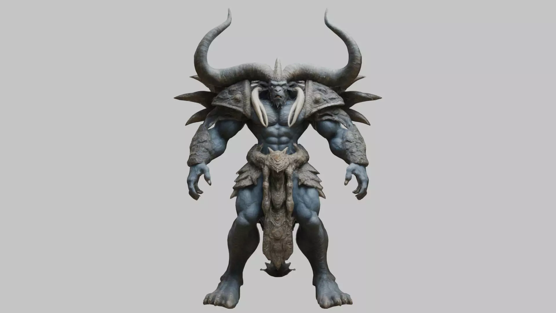 Primord The Strongest Warrior Low-poly 3D model