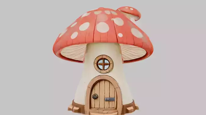 Enchanting mushroom cottage house