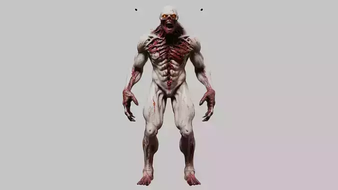 Detailed Male Anatomy Monster 3D Model