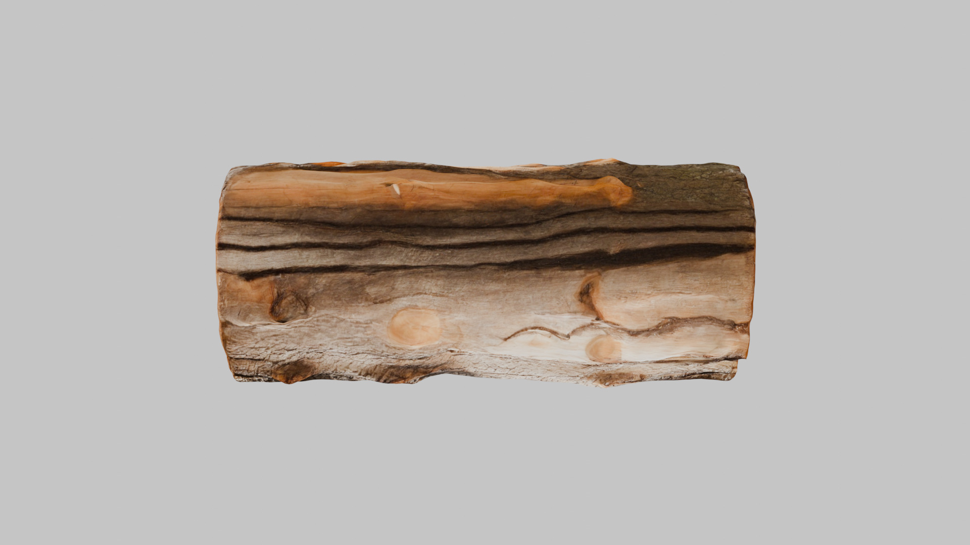3D Firewood Log - Realistic Model Low-poly 3D model_4
