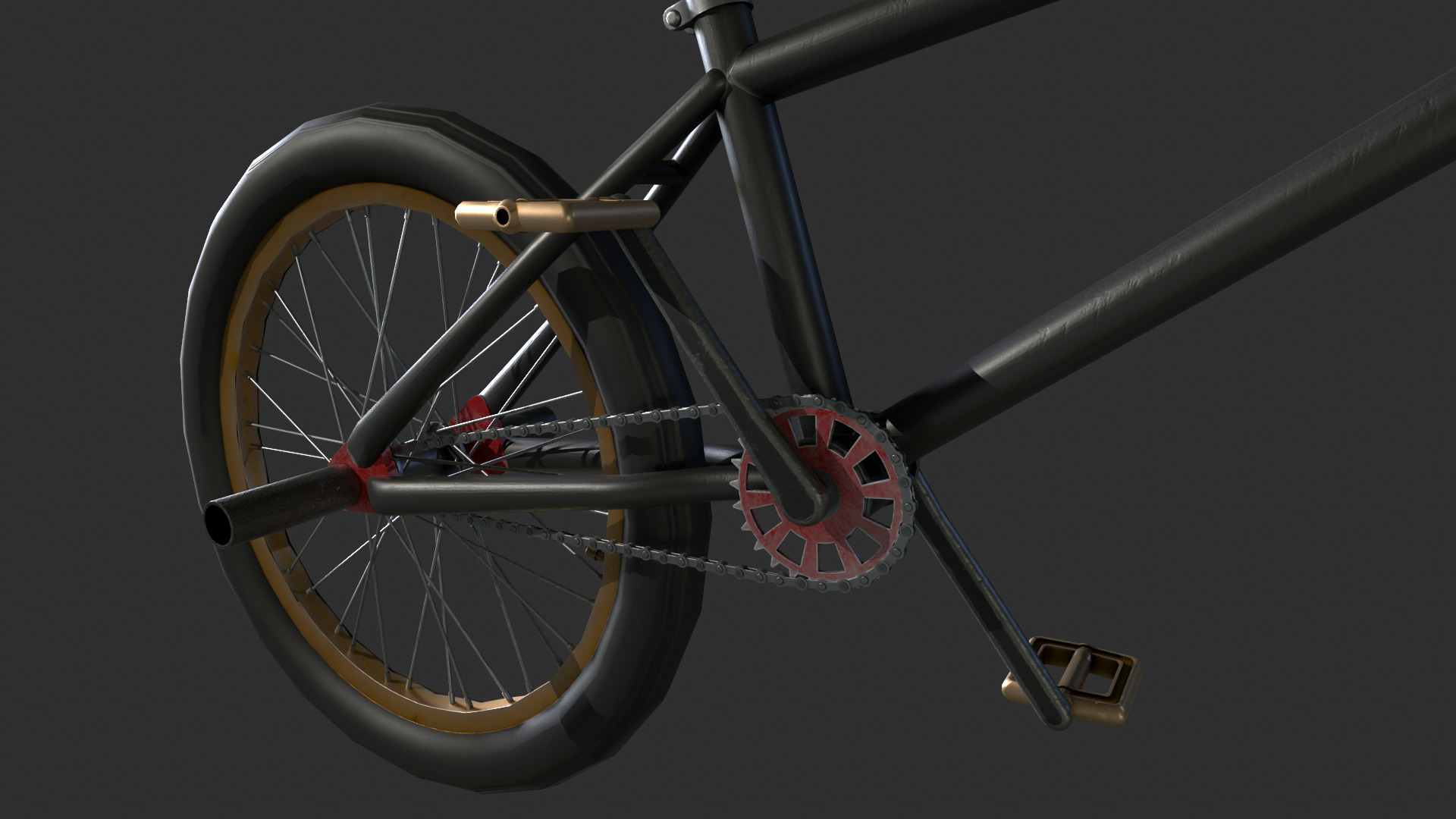 Bicycle 3D model_5