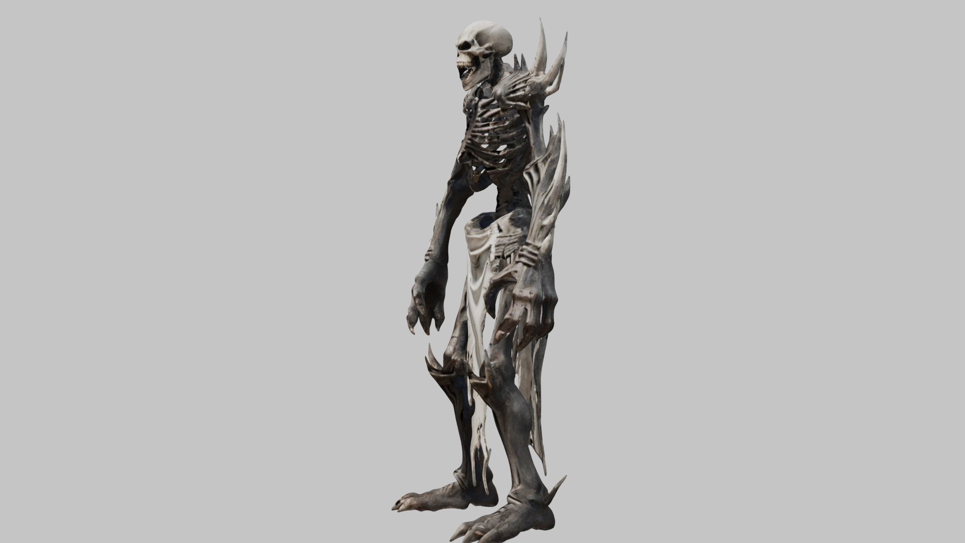 Dark Bone Demon - 3D Model Low-poly 3D model_5