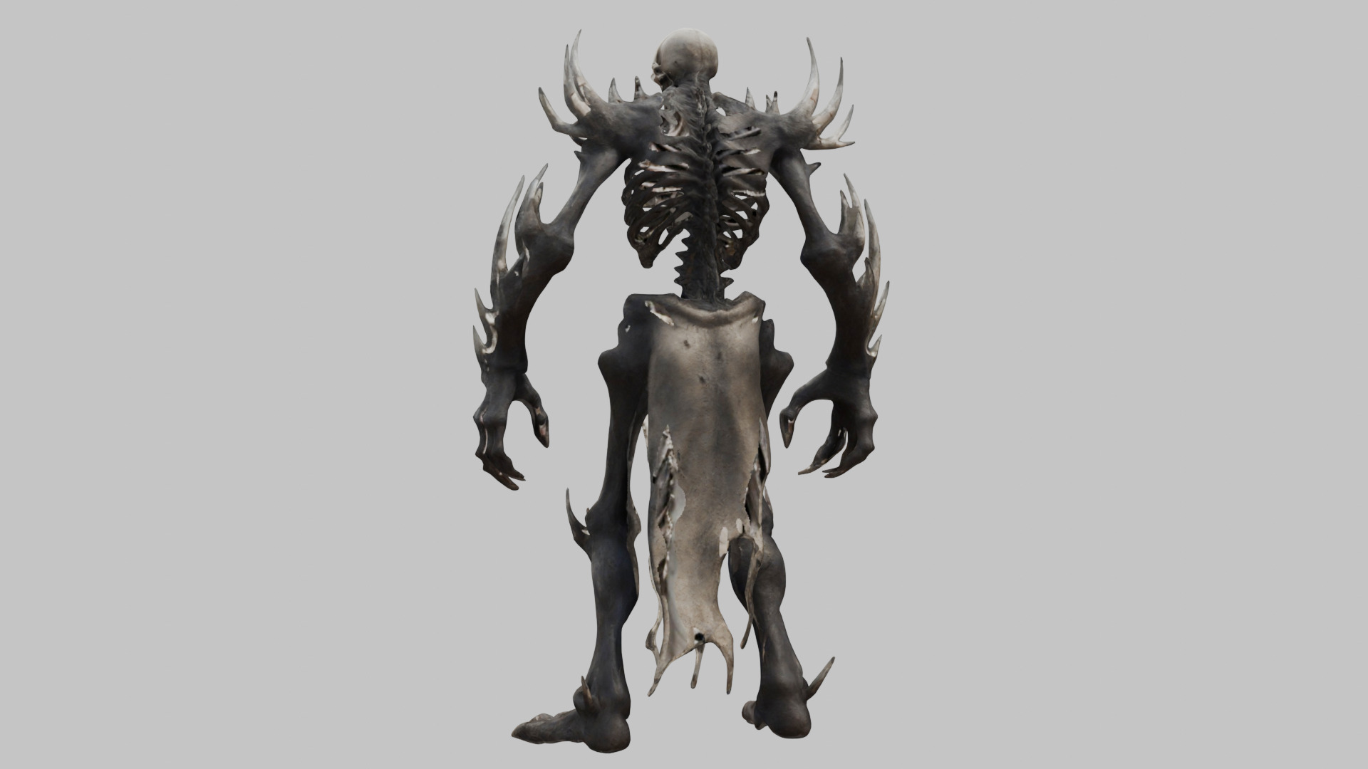 Dark Bone Demon - 3D Model Low-poly 3D model_1