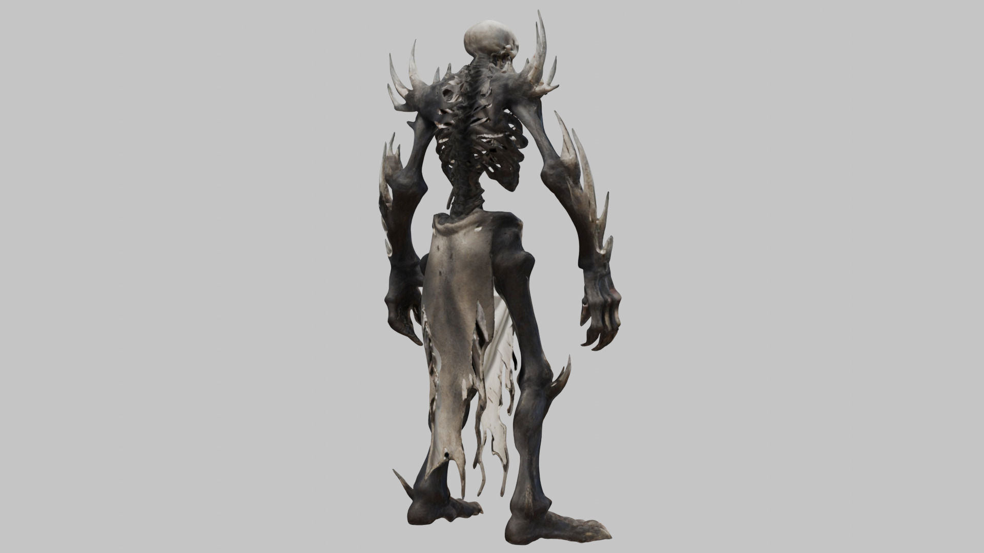 Dark Bone Demon - 3D Model Low-poly 3D model_13