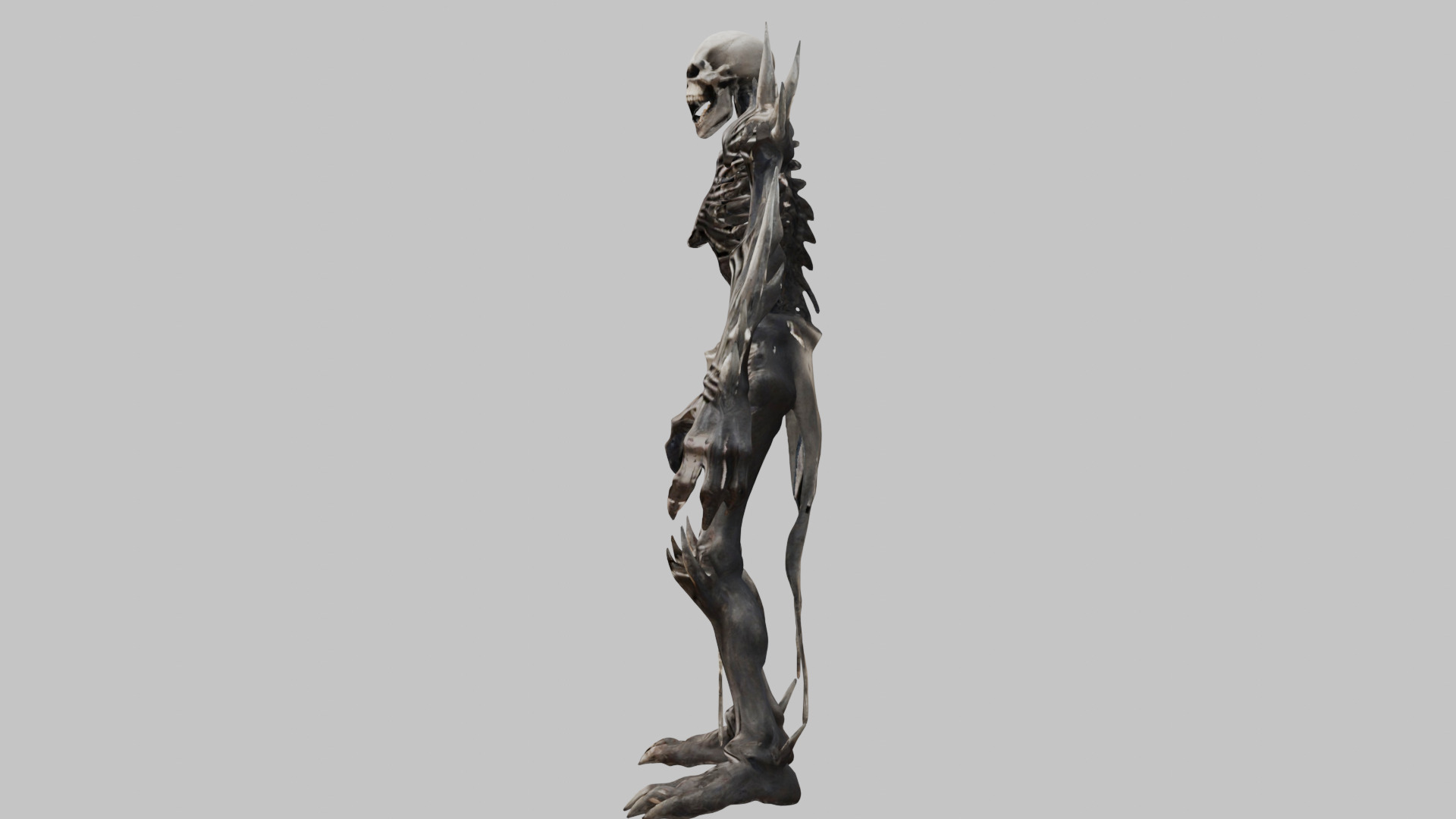 Dark Bone Demon - 3D Model Low-poly 3D model_4