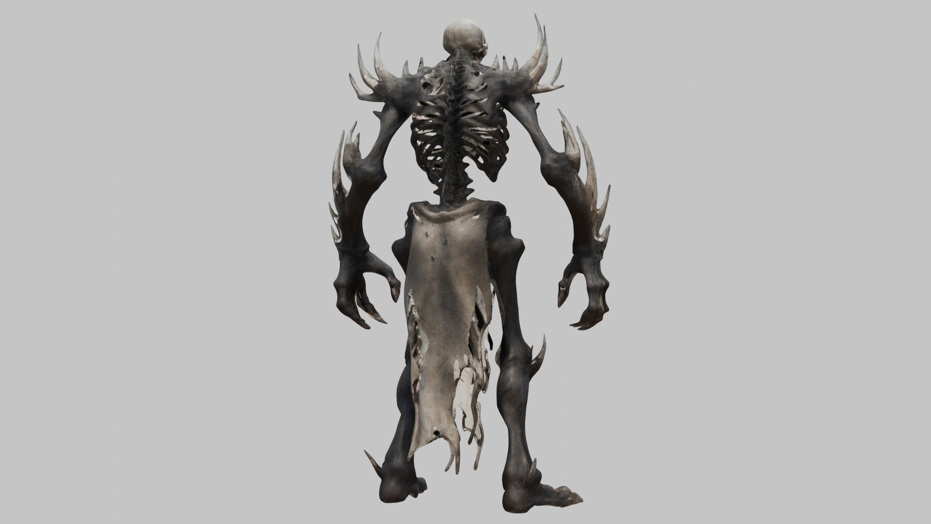 Dark Bone Demon - 3D Model Low-poly 3D model_14