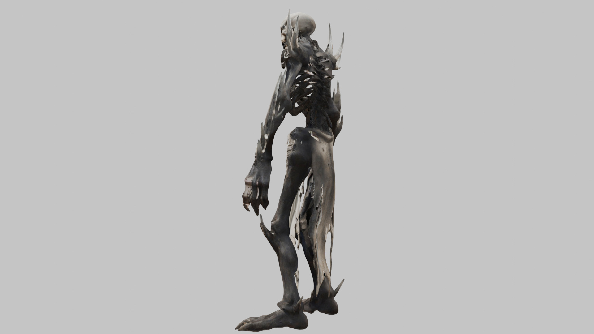 Dark Bone Demon - 3D Model Low-poly 3D model_3