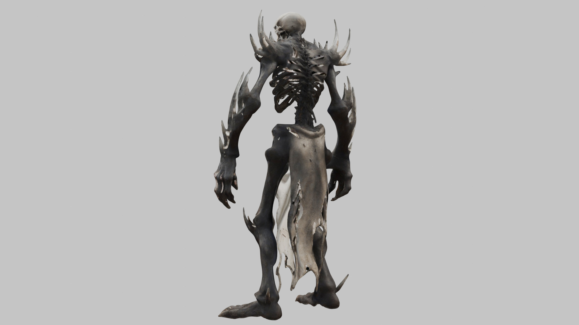 Dark Bone Demon - 3D Model Low-poly 3D model_2