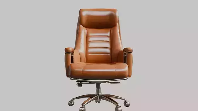 Hyper Realistic Office Chair 3D Model