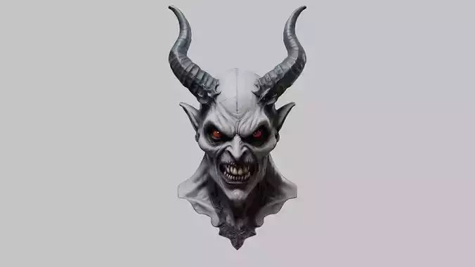 Demon Bust - 3D Model CGTrader