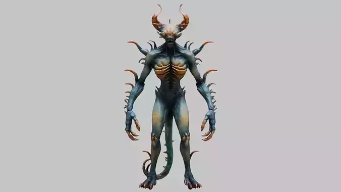 Mystical Humanoid Creature - 3D Model