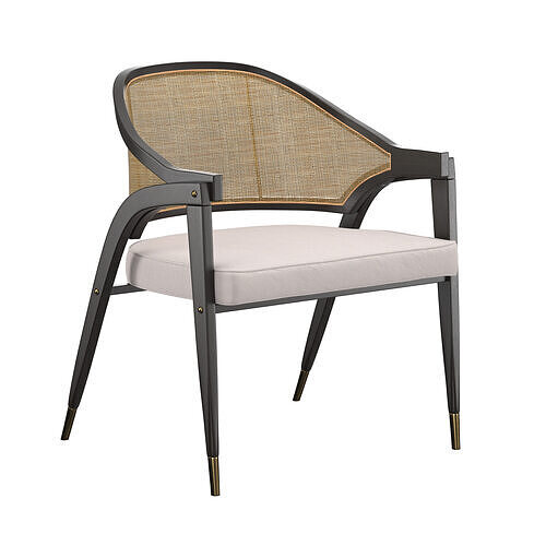 Vesta Lounge Chair 3D model