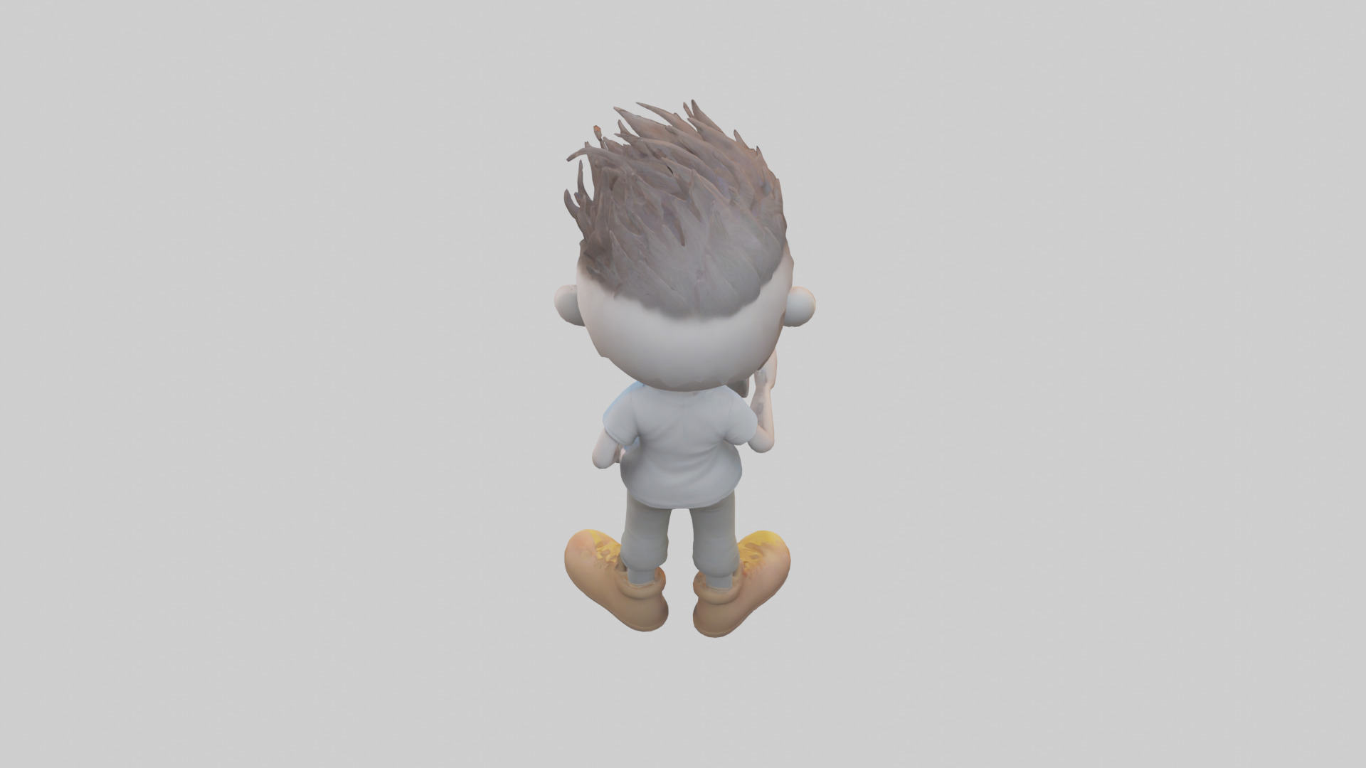 Cartoon Illustrator Assistant model 3D model_15