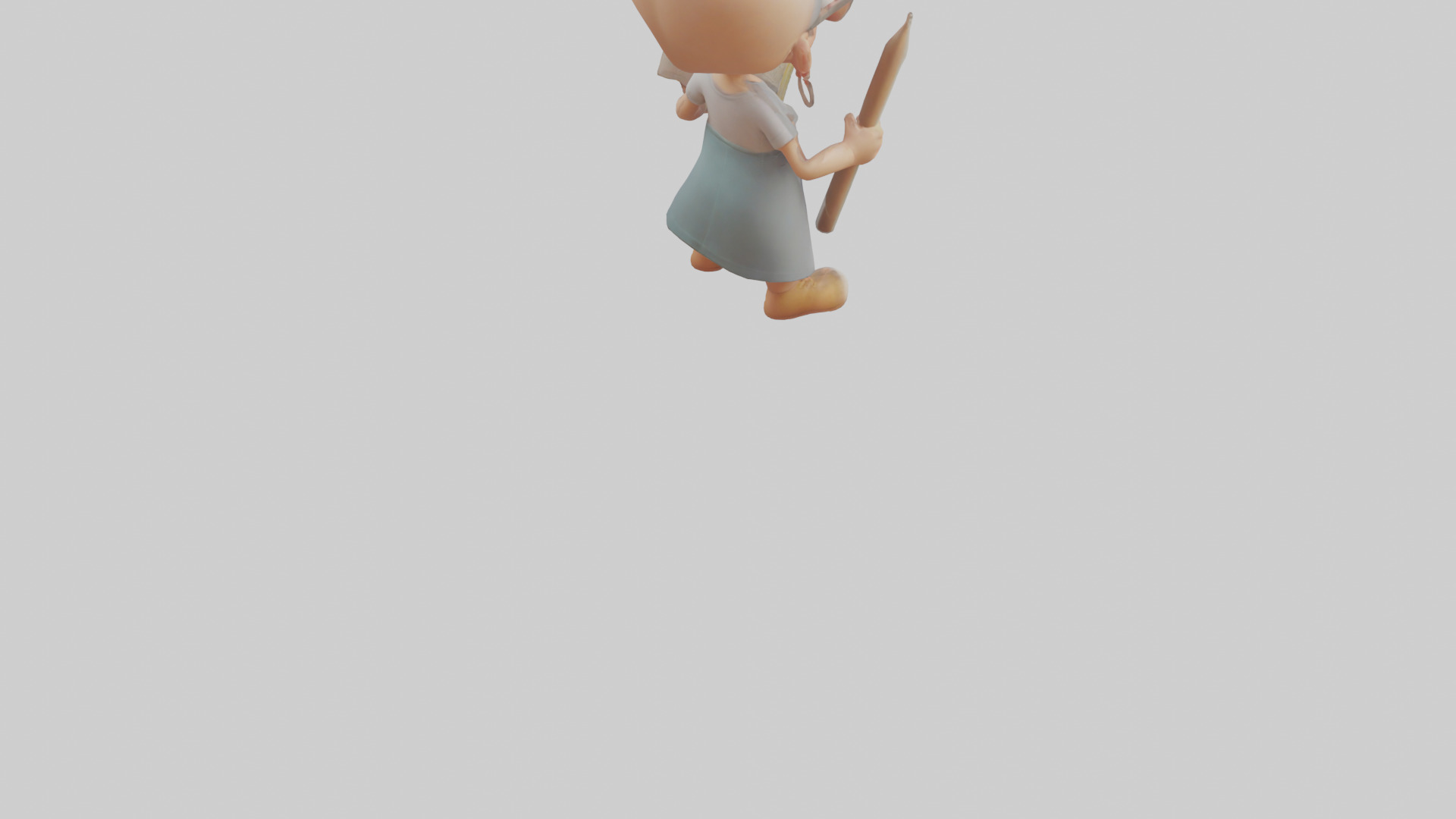 Cartoon Illustrator model 3D model_4