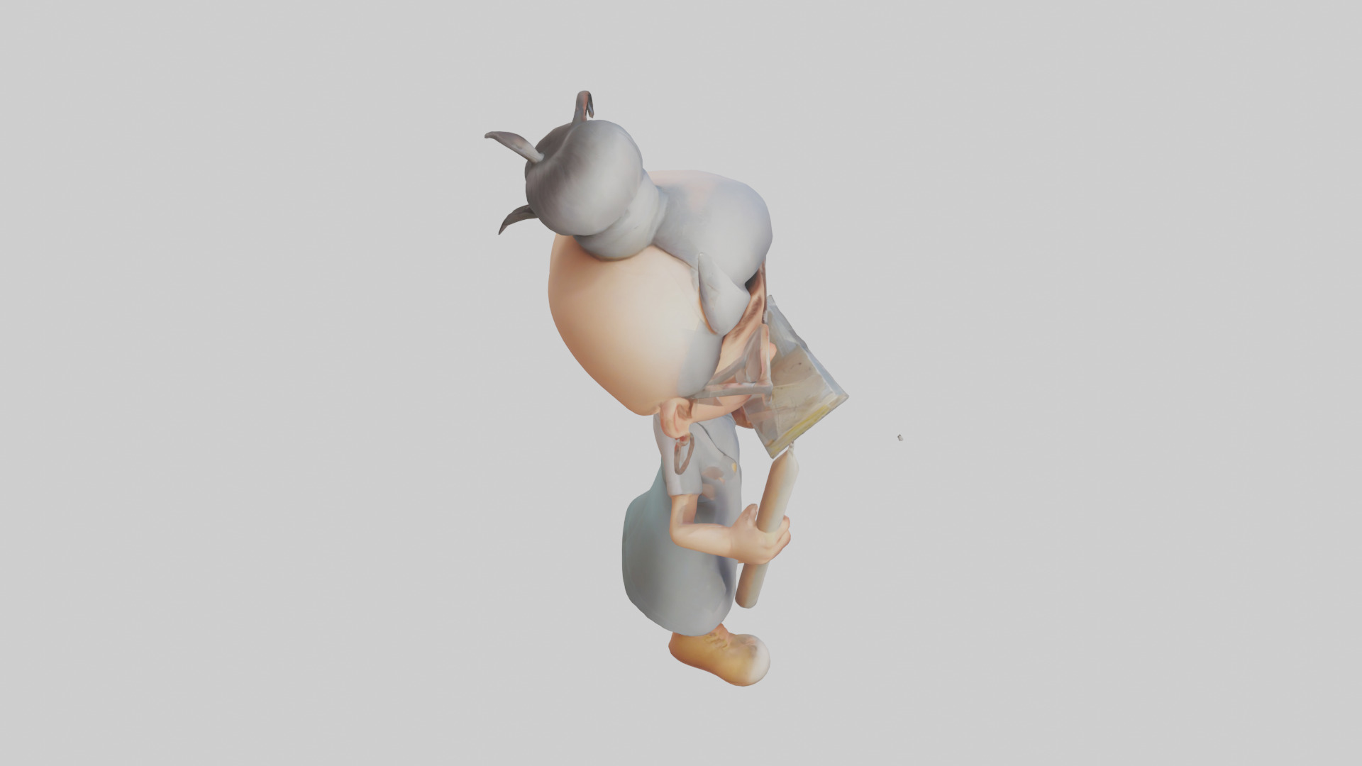 Cartoon Illustrator model 3D model_18