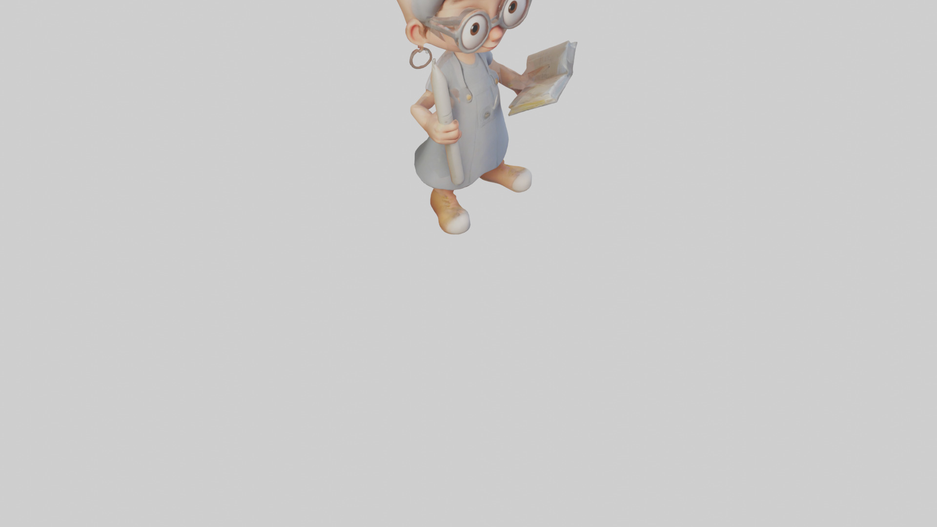 Cartoon Illustrator model 3D model_6