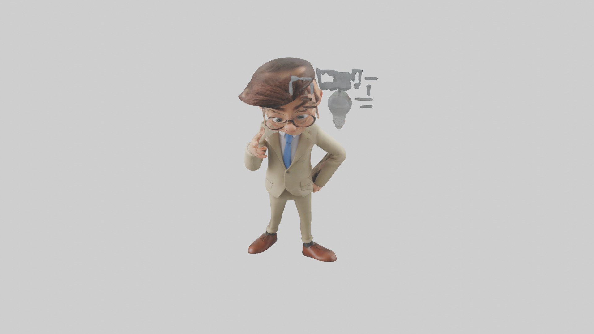 Cartoon Interpreter model 3D model_16