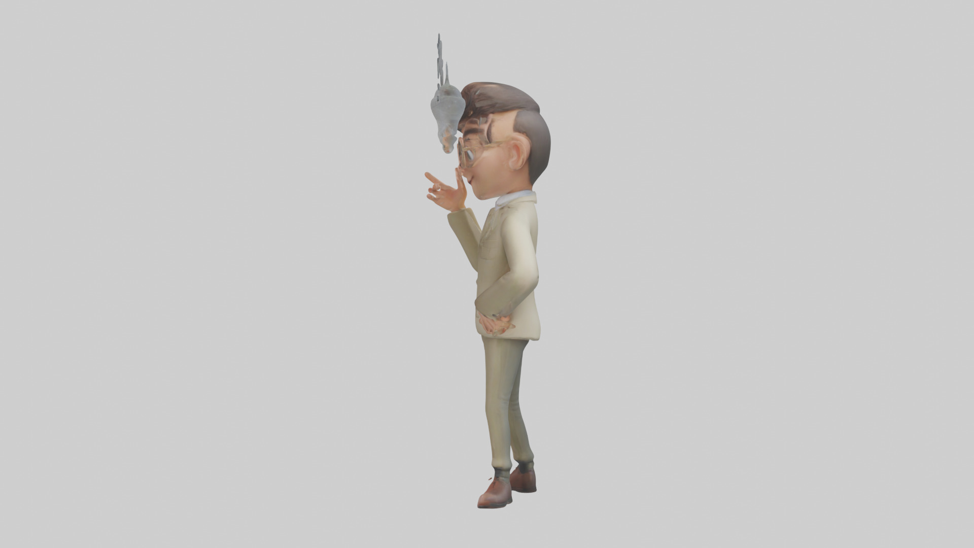 Cartoon Interpreter model 3D model_12