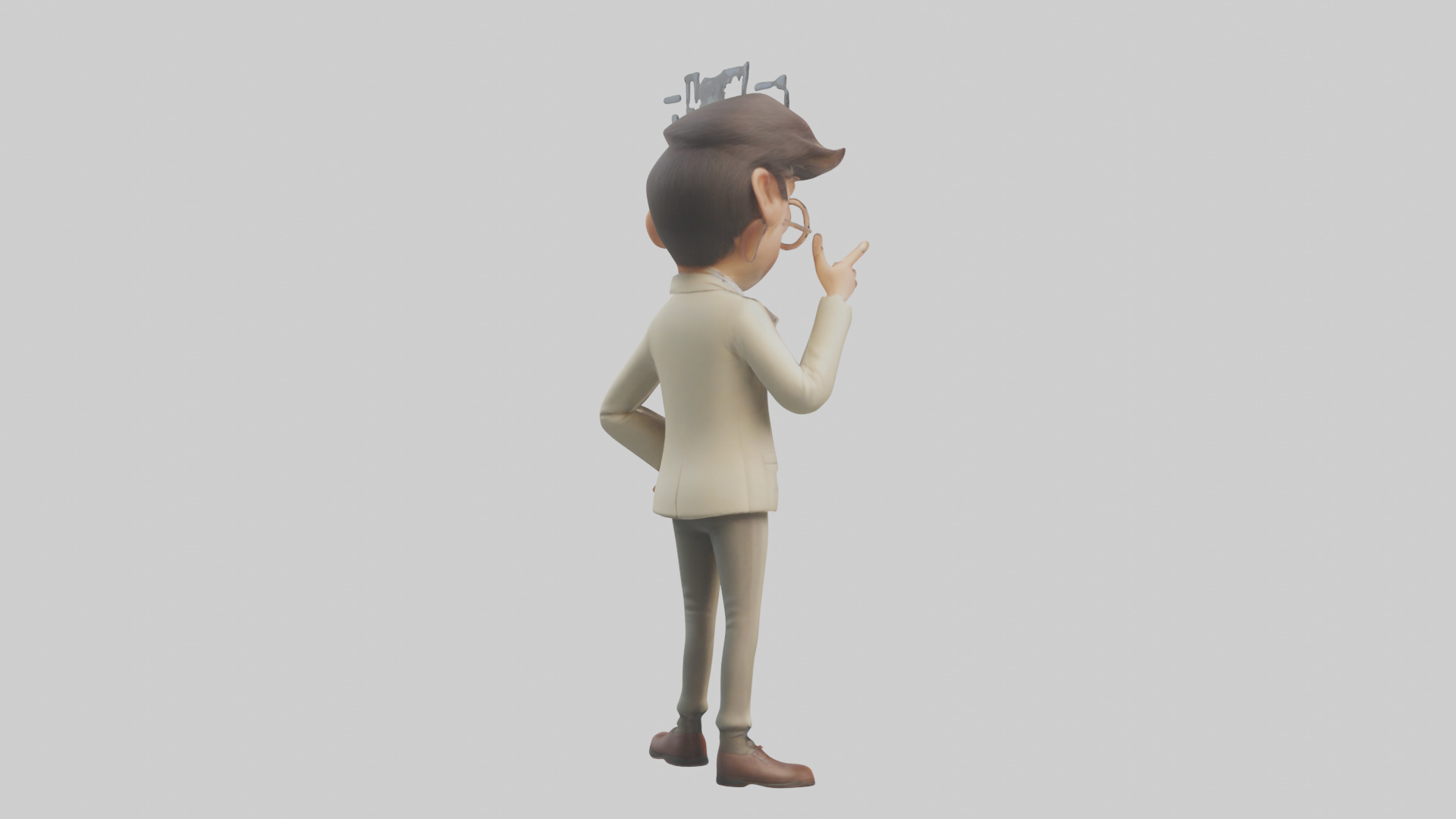 Cartoon Interpreter model 3D model_5