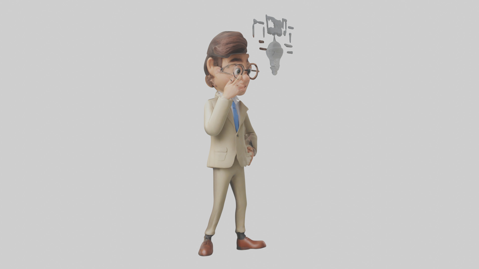 Cartoon Interpreter model 3D model_11