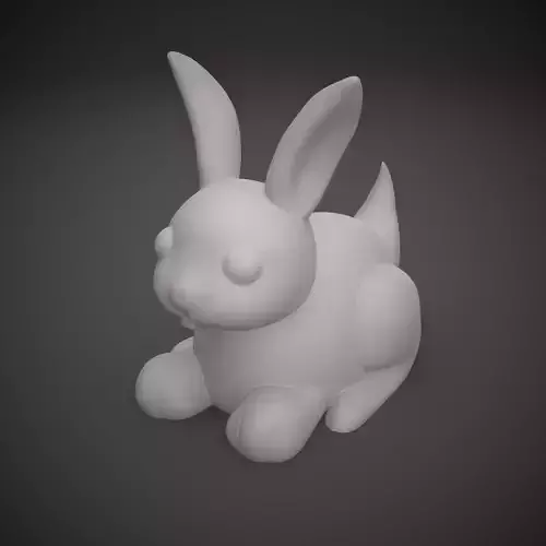 Rabbit 3D Printable Free 3D print model