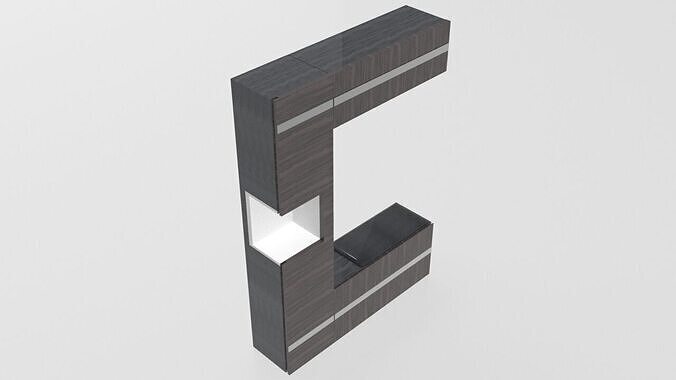 Modern Cloakroom 3D model