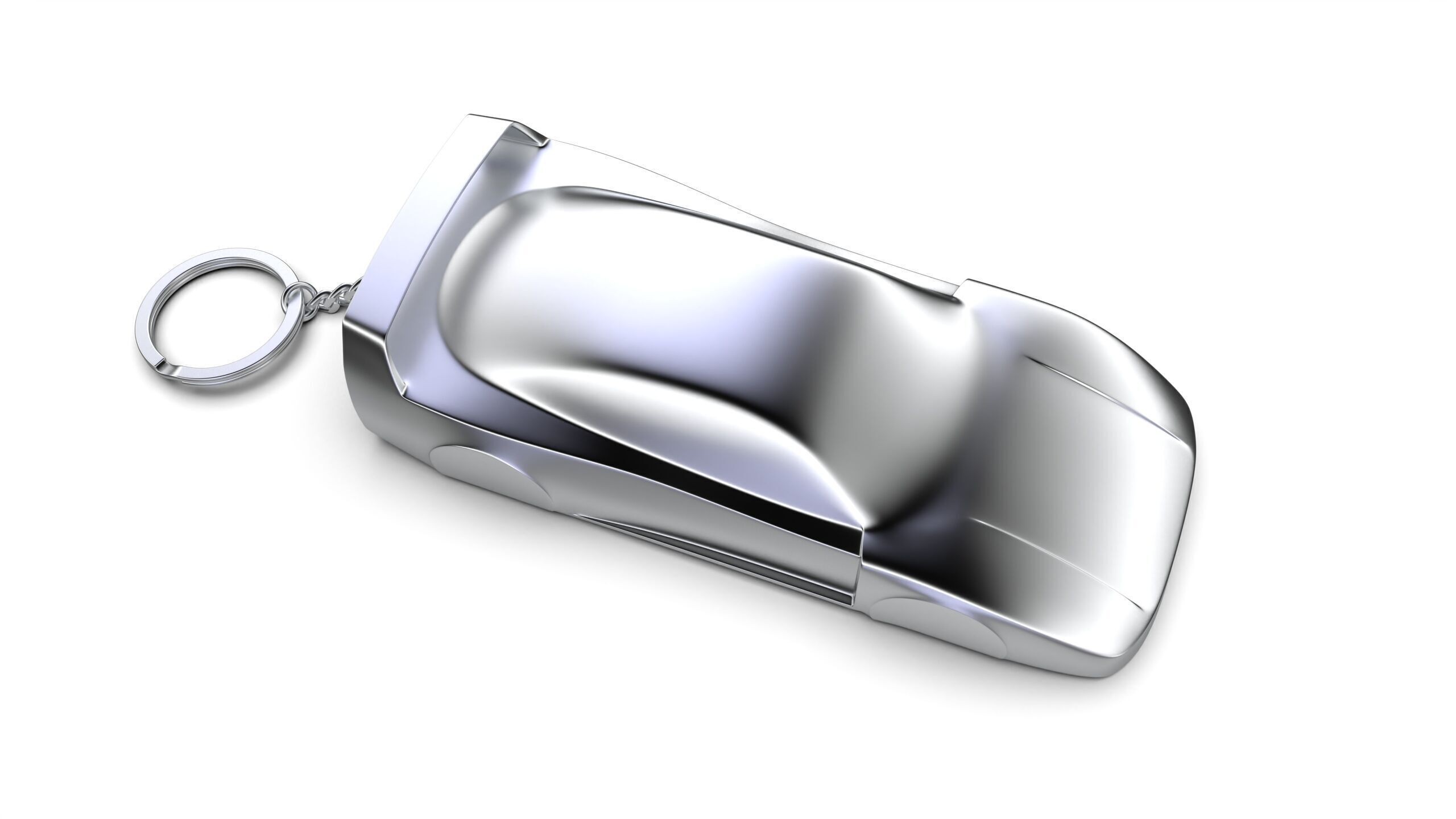 Ferrari F40 Speedform Automotive Sculpture Keychain 3D print model_3