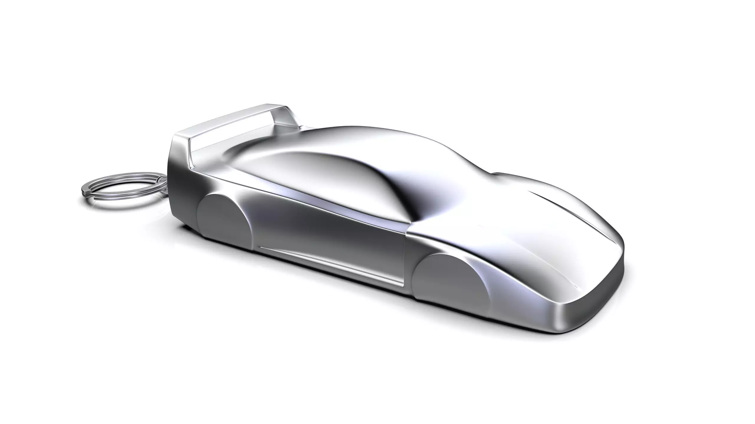 Ferrari F40 Speedform Automotive Sculpture Keychain 3D print model_0