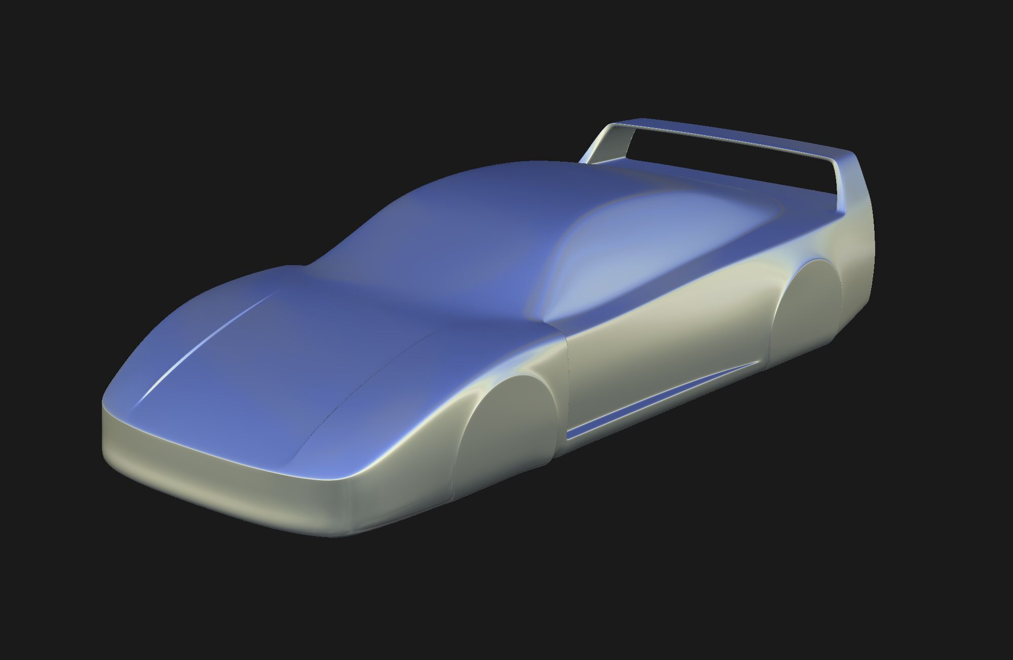 Ferrari F40 Speedform Automotive Sculpture Keychain 3D print model_14