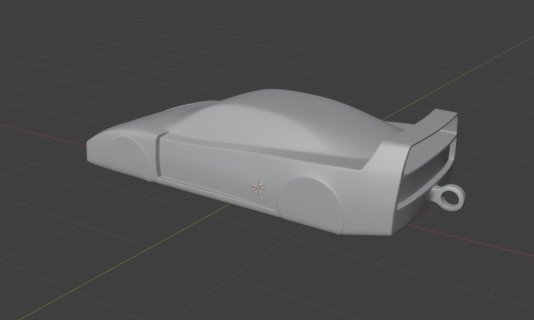 Ferrari F40 Speedform Automotive Sculpture Keychain 3D print model_16