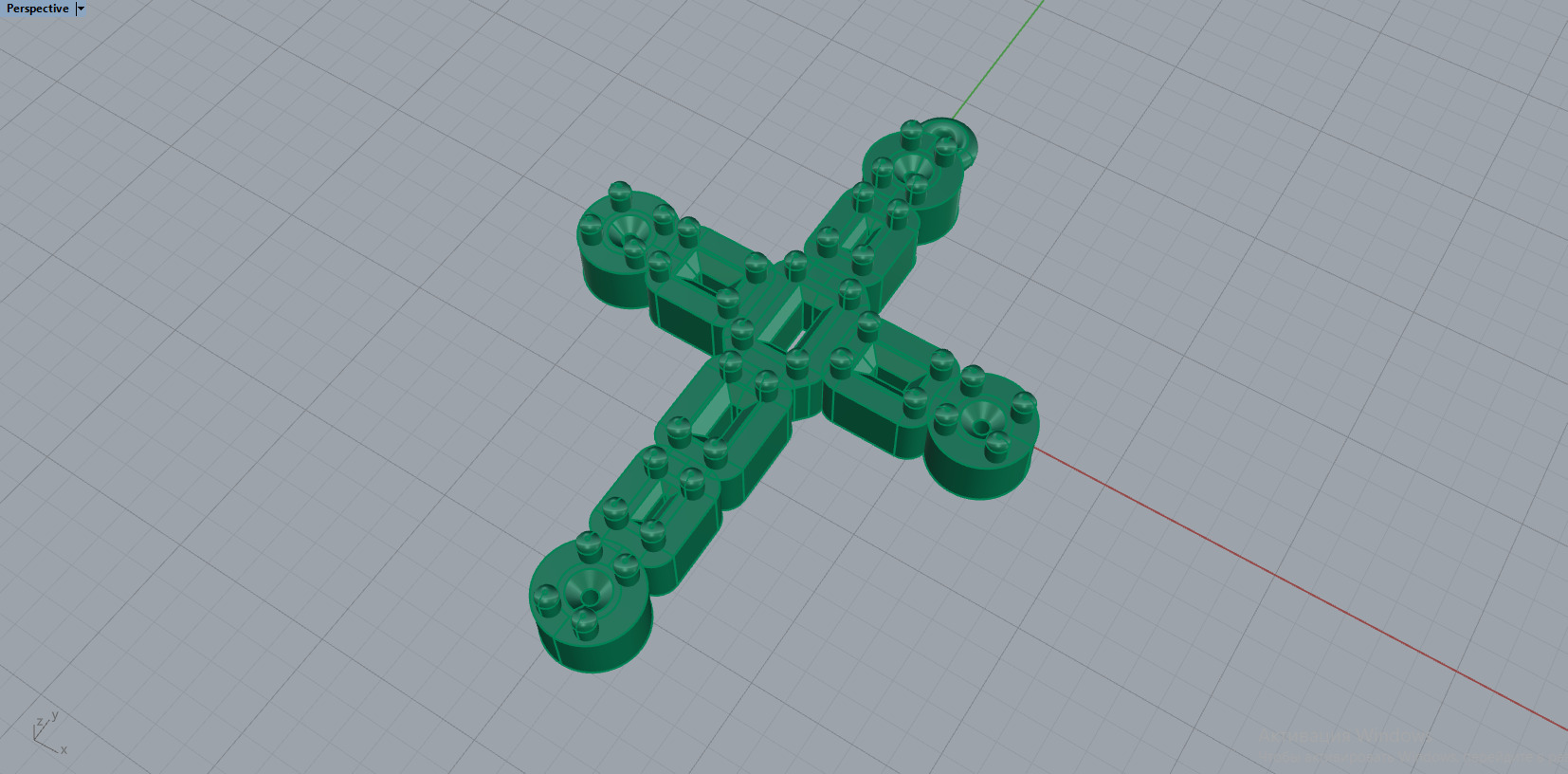 Cross Pendant 11136 3D print model_5